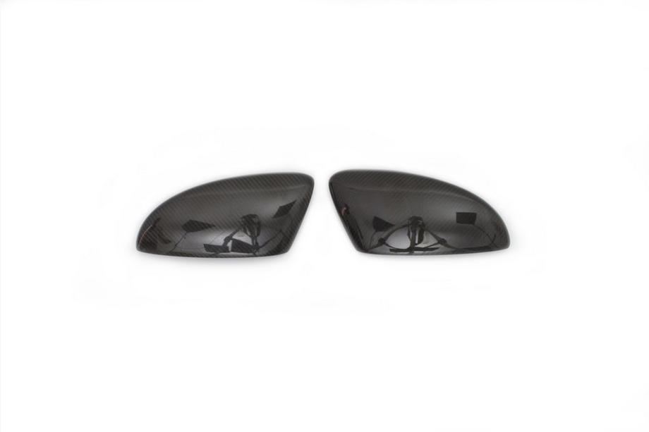Volkswagen Passat B7 2012-2015 Cubiertas de Espejos (2 uds, Fibra de Carbono Real, para EU) Foto 2