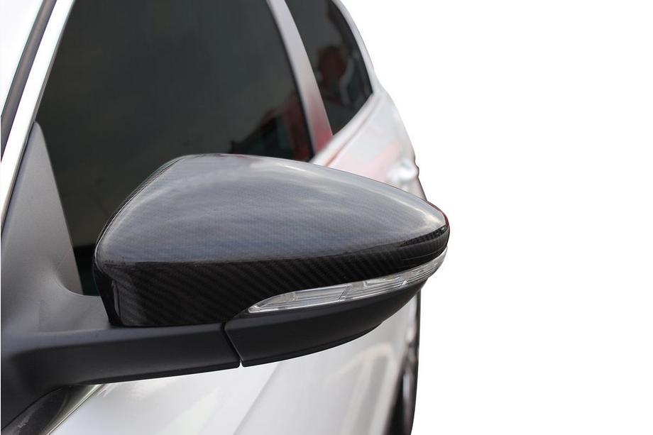 Volkswagen Passat B7 2012-2015 Cubiertas de Espejos (2 uds, Fibra de Carbono Real, para EU) Foto 17