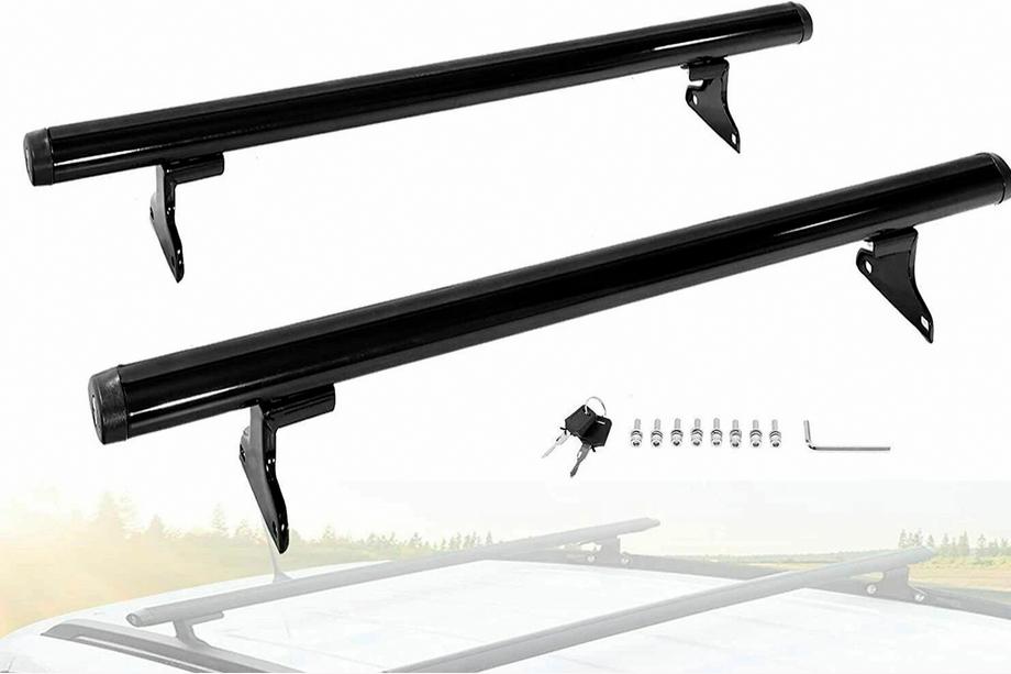 Jeep Compass 2006-2016 Barras transversales de techo para raíles integrados OEM (2011-2016, 2 uds) Foto 4