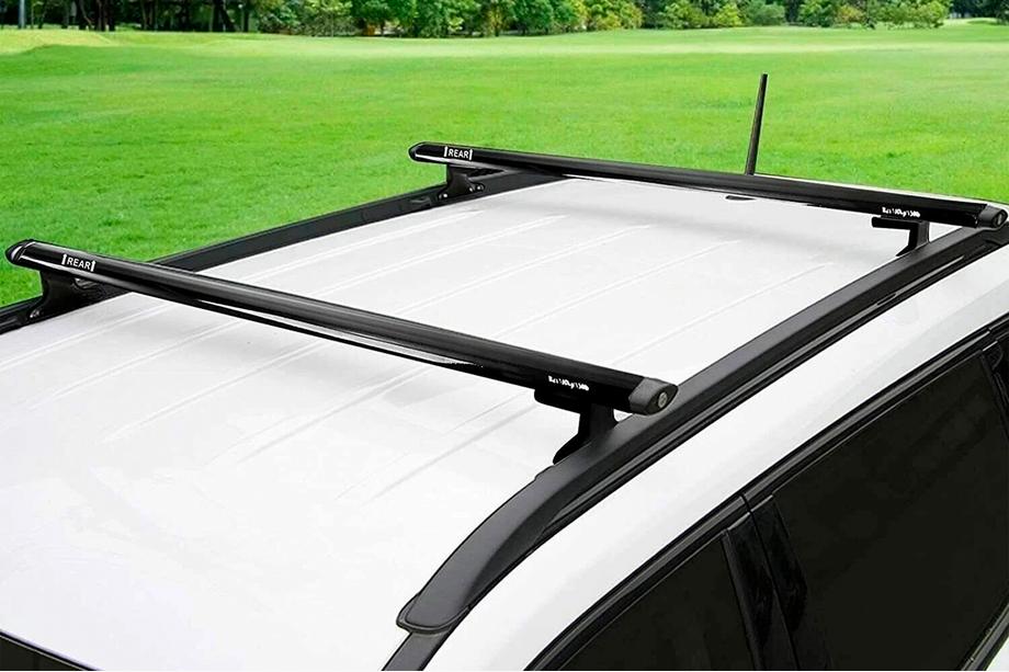 Jeep Compass 2006-2016 Barras transversales de techo para raíles integrados OEM (2011-2016, 2 uds) Foto 3