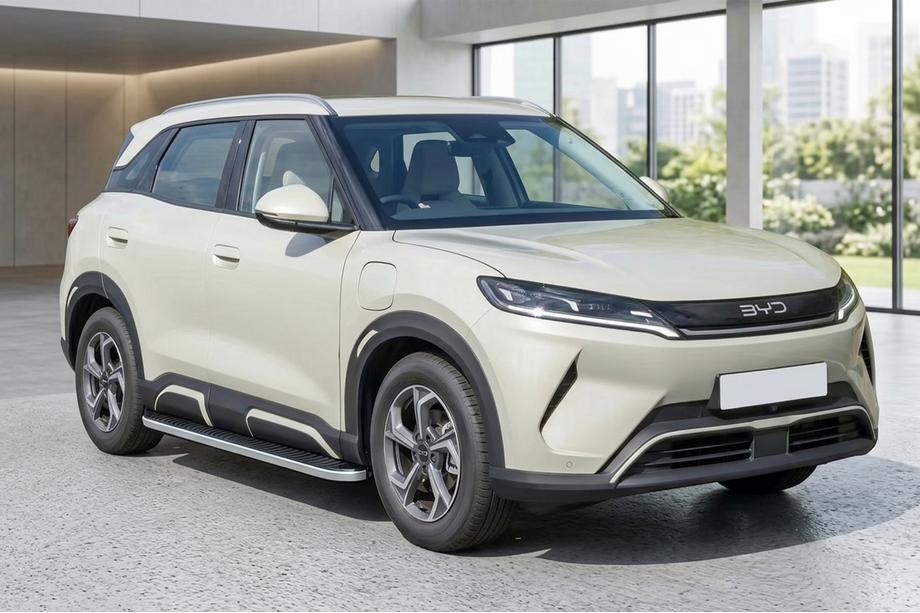 BYD Atto 2/Yuan Up 2024– Estribos laterales Tayga Grey (2 uds., aluminio) Foto 1