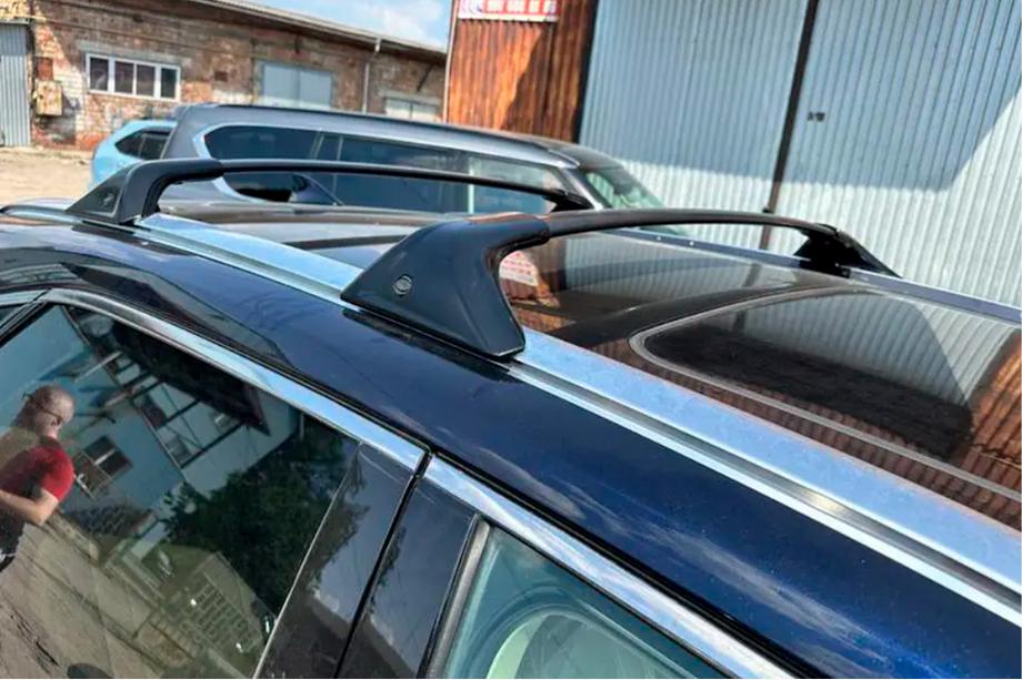Lexus RX 2016-2022 Barras transversales de techo para raíles integrados OEM (2 uds) Foto 6
