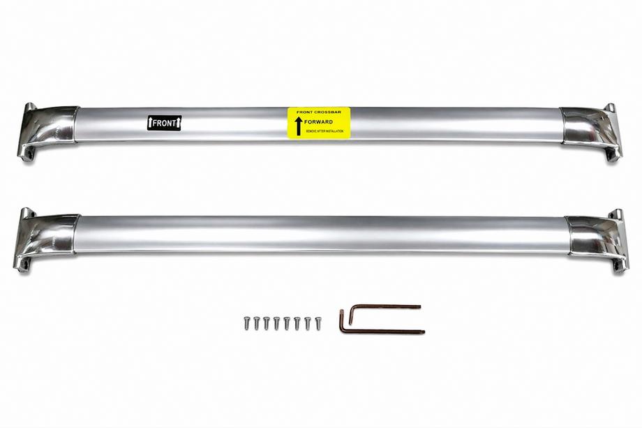 Lexus LX570/450d 2008-2022 Barras transversales de techo para raíles integrados OEM (2 uds) Foto 2
