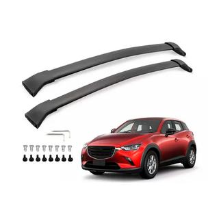 Barras transversales de techo para raíles integrados OEM (2 uds) Mazda CX-3 2015- foto 3