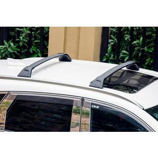Barras transversales de techo para raíles integrados OEM (2 uds) Mazda CX-5 2017–2025 foto 4