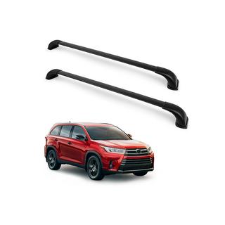 Barras transversales de techo para raíles integrados OEM (2 uds) Toyota Highlander 2013-2019 foto 3