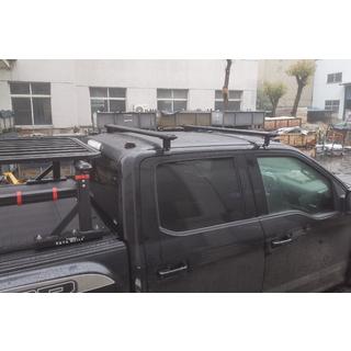 Barras transversales de techo OEM para techo liso (2 uds) Ford F-150 2014-2021 foto 3