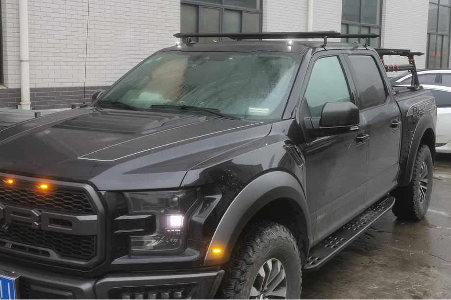 Ford F-150 2014-2021 Barras transversales de techo OEM para techo liso (2 uds) Foto 1