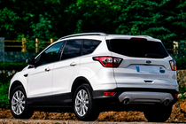 Ford Kuga/Escape 2013-2019 Barras de techo OEM (2 uds) Negro foto 3