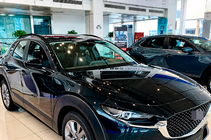Mazda CX-30 2019- Barras longitudinales de techo integradas OEM (2 uds) foto 3