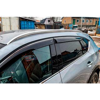 Barras longitudinales de techo integradas OEM (2 uds) Mazda CX-5 2017–2025 foto 3