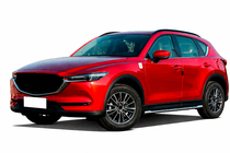 Mazda CX-5 2017–2025 Barras longitudinales de techo integradas HARMS (2 uds.) foto 2