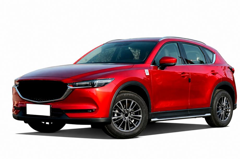 Mazda CX-5 2017–2025 Barras longitudinales de techo integradas HARMS (2 uds.) Image