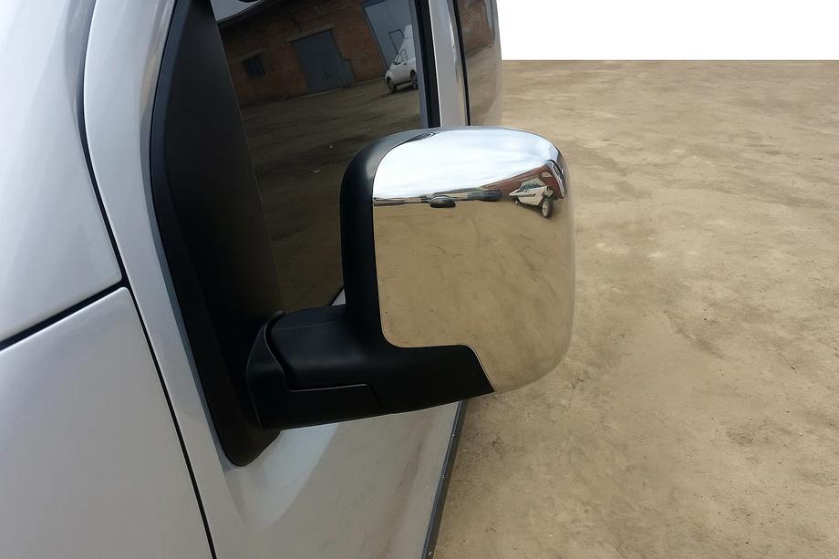 Citroen Nemo 2007-2017 Cubiertas de Espejos Superiores (2 uds, Acero Inoxidable) Image