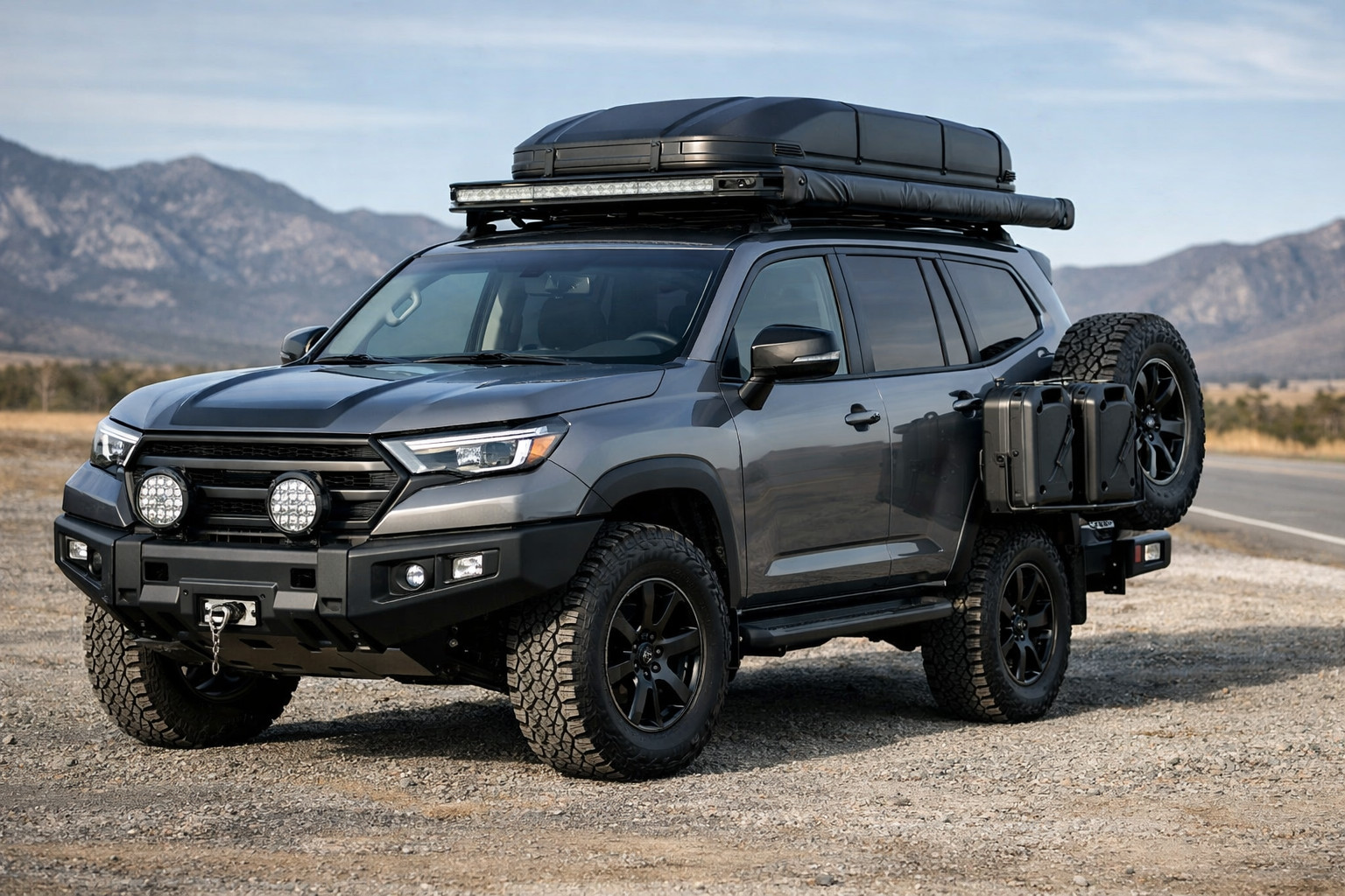 Paquete de mejoras Toyota Land Cruiser Prado 250 para carretera y viajes