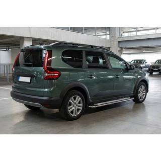 Estribos Laterales Maydos V2 (2 uds., Aluminio y Acero Inoxidable) Dacia Jogger 2022- foto 1