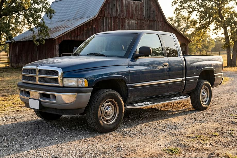 Dodge RAM (BR/BE) 1994–2002 Estribos laterales Tayga V2 (2 uds, Aluminio) Foto 1