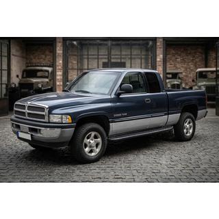 Estribos laterales Bosphorus Black (2 uds., Aluminio) Dodge RAM (BR/BE) 1994–2002 foto 1