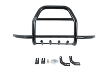 Suzuki Jimny 1998-2018 Defensa delantera QT007-Exclusive Black (sin logotipo, acero inoxidable) foto 2