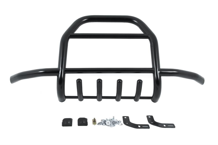 Suzuki Jimny 1998-2018 Defensa delantera QT007-Exclusive Black (sin logotipo, acero inoxidable) Image