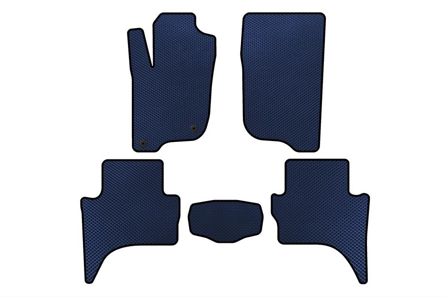 Mitsubishi L200 2015-2024 Alfombrillas EVA (Short base, Azul) Image