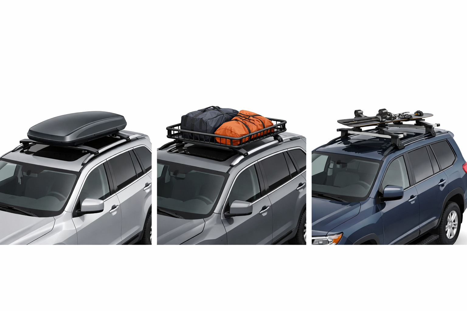 Cómo elegir un portaequipajes de techo para SUV con panorámica o raíles