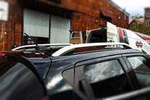 Nissan Juke 2010-2019 Barras de techo CROWN (gris mate) foto 3