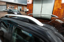 Nissan Juke 2010-2019 Barras de techo CROWN (gris mate) foto 2