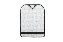 Organizador para respaldo de asiento en terciopelo (1 ud., negro con costura gris) foto 4