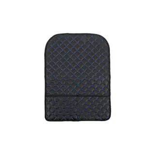 Organizador para respaldo de asiento de terciopelo (1 ud., Negro con costura azul) foto 1