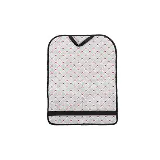 Organizador para respaldo de asiento de terciopelo (1 ud., Negro con costura roja) foto 4