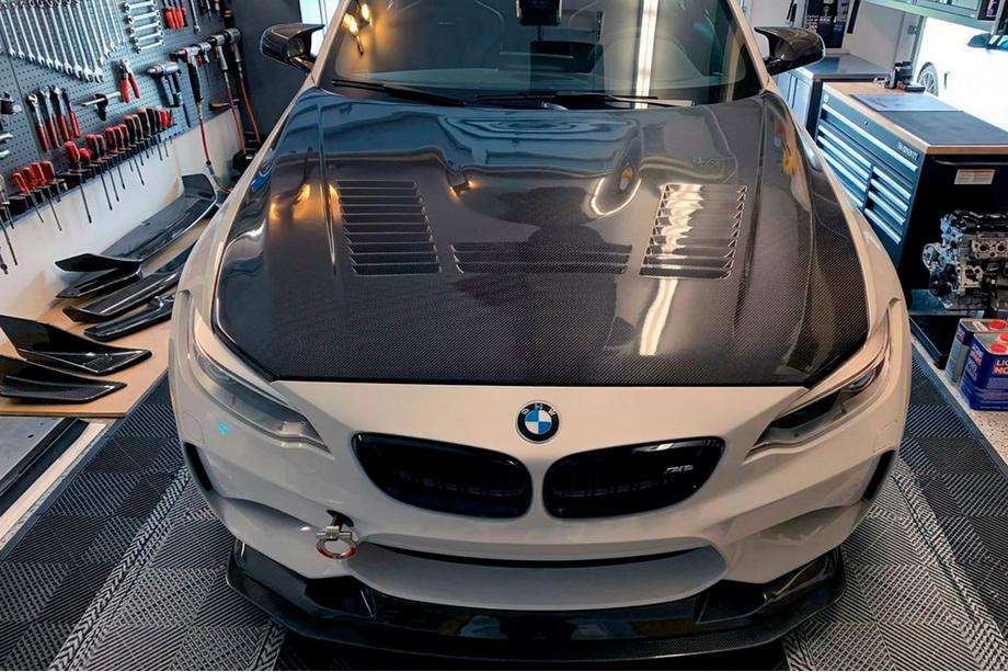 BMW 2 Series F22/F23 2014-2021 Capó V4 (Carbono) Image