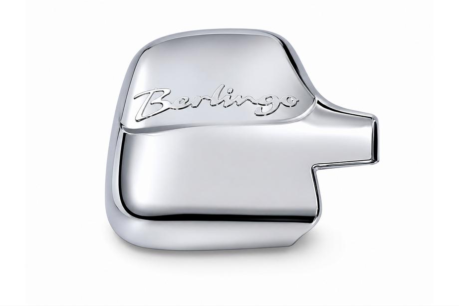 Citroen Berlingo 1996-2008 Cubierta de espejo derecho con logo (1 ud., plástico) Image
