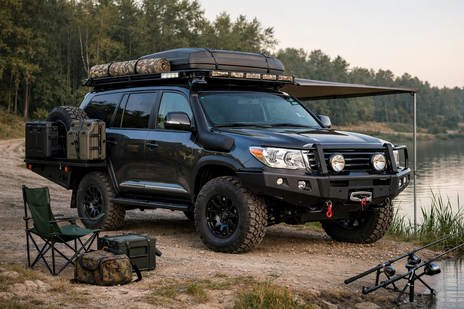 Toyota Land Cruiser 200: paquete de mejoras para pesca y malos caminos