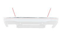 Volkswagen Tiguan 2016-2023 Inserto cromado para parachoques trasero (central, para R 2021-2023) foto 1