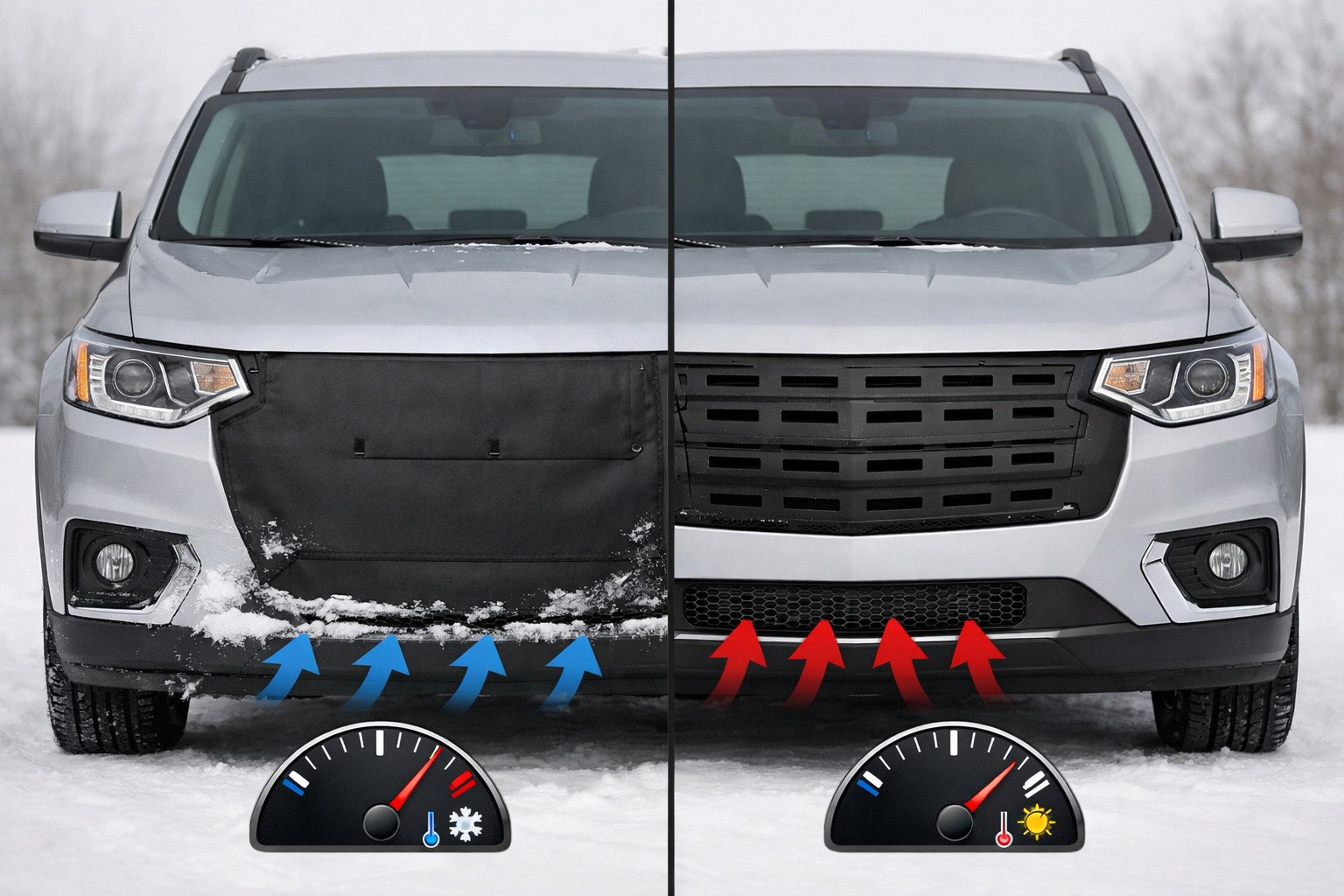 Qué cubreradiador de invierno elegir para no sobrecalentar el motor y estar a gusto