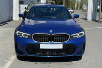BMW 3 Series G20/G21 2018- Riñones 1-Bar LED (2022+, Negro brillo) foto 1