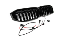 BMW 3 Series G20/G21 2018- Riñones 1-Bar LED (2022+, Negro brillo) foto 10