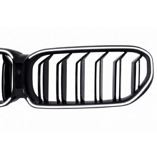 Riñones M-Look V1 LED (2021-2023, negro brillo) BMW Serie 5 G30/G31 2017–2023 foto 4