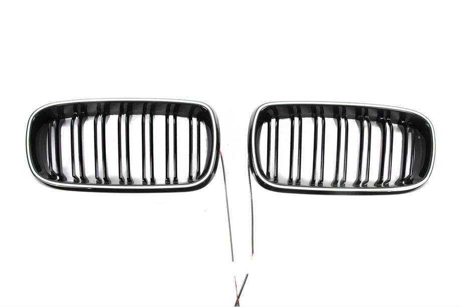 BMW X5 F15 2013-2018 Riñones M-Look LED (Negro Brillante) Foto 2