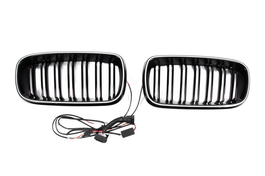 BMW X5 F15 2013-2018 Riñones M-Look LED (Negro Brillante) Foto 6