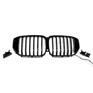 Parrillas tipo riñón 1 Bar LED (2019-2022, negro brillo) BMW X5 G05 2019–2026 foto 2