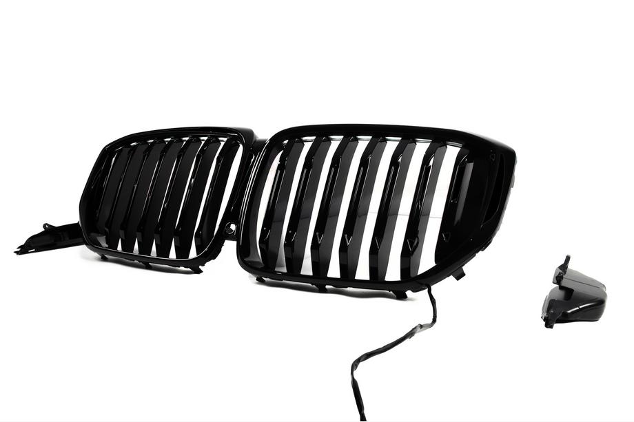 BMW X5 G05 2019–2026 Parrillas tipo riñón 1 Bar LED (2019-2022, negro brillo) Foto 3
