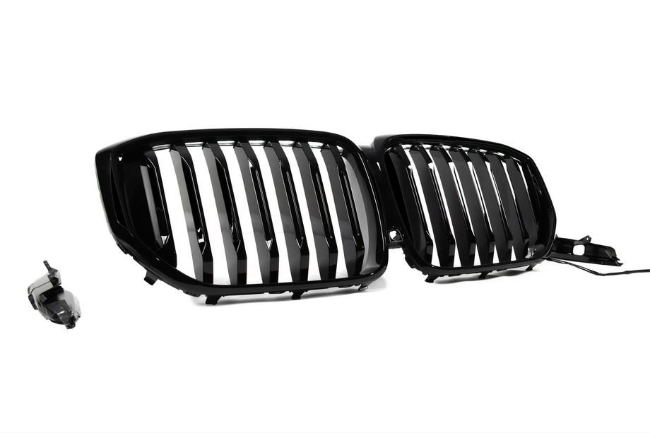BMW X5 G05 2019–2026 Parrillas tipo riñón 1 Bar LED (2019-2022, negro brillo) Foto 4