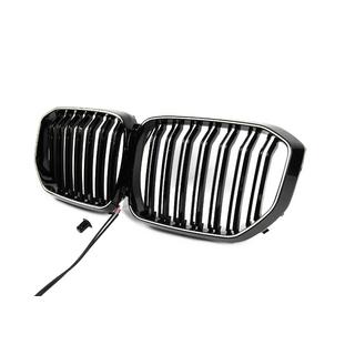 Riñones de parrilla BMW estilo M con LED (2019-2022, negro brillo) BMW X5 G05 2019–2026 foto 2