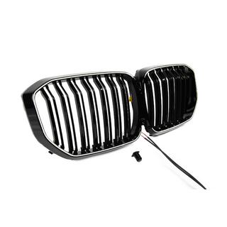 Riñones de parrilla BMW estilo M con LED (2019-2022, negro brillo) BMW X5 G05 2019–2026 foto 3