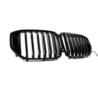 Riñones de parrilla 1 Bar LED (2023+, negro brillo) BMW X5 G05 2019–2026 foto 2