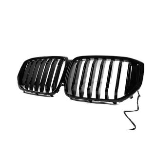 Riñones de parrilla 1 Bar LED (2023+, negro brillo) BMW X5 G05 2019–2026 foto 3
