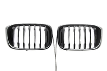 BMW X4 G02 2018- Riñones de parrilla 1 Bar LED (2018-2021, negro brillo) foto 2
