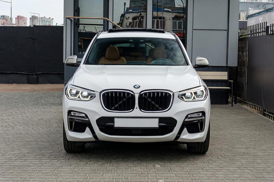 BMW X4 G02 2018- Riñones de parrilla 1 Bar LED (2018-2021, negro brillo) Image